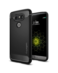 Прочный чехол Spigen для LG G5 - Rugged Armor - Черный - A18CS20128