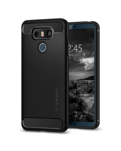 Прочный чехол Spigen для LG G6 - Rugged Armor - Черный - A21CS21230