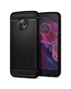 Прочный чехол Spigen для Moto X4 - Rugged Armor - Черный - M11CS22003
