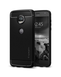 Прочный чехол Spigen для Moto Z2 Play - Rugged Armor - Черный - M10CS21984