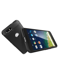 Прочный чехол Spigen для Nexus 6P - Rugged Armor - Черный - SGP11797