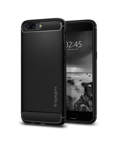 Прочный чехол Spigen для OnePlus 5 - Rugged Armor - Черный - K04CS21513