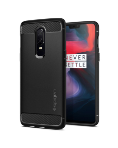 Прочный чехол Spigen для OnePlus 6 - Rugged Armor - Черный - K06CS23358