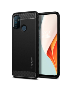 Прочный чехол Spigen для OnePlus Nord N100 - Rugged Armor - Черный - ACS02160