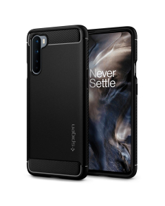 Прочный чехол Spigen для OnePlus Nord - Rugged Armor - Черный матовый - ACS00990