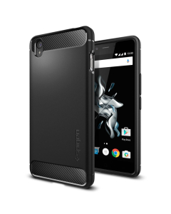 Прочный чехол Spigen для OnePlus X - Rugged Armor - Черный - SGP11819