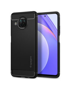 Прочный чехол Spigen для Xiaomi 10T Lite - Rugged Armor - Черный матовый - ACS02281