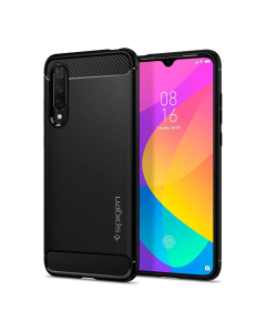 Прочный чехол Spigen для Xiaomi Mi 9 Lite - Rugged Armor - Матово-черный - S52CS26400