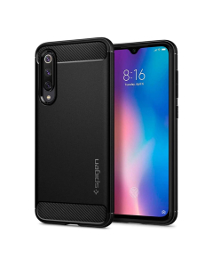 Прочный чехол Spigen для Xiaomi Mi 9 SE - Rugged Armor - Матово-черный - S46CS26435