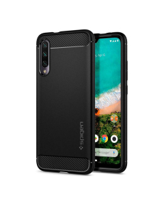 Прочный чехол Spigen для Xiaomi Mi A3 - Rugged Armor - Матово-черный - S51CS26397