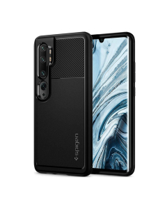 Прочный чехол Spigen для Xiaomi Mi Note 10 / 10 Pro - Rugged Armor - Черный - ACS00603