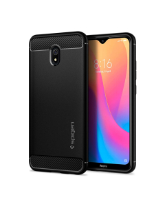 Прочный чехол Spigen для Redmi 8A - Rugged Armor - Матово-черный - ACS00386