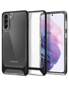 Прозрачный чехол Spigen для Galaxy S21 Plus - Neo Hybrid Crystal - Черный - ACS02394