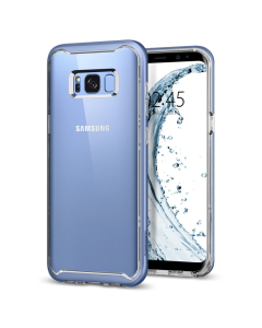 Прозрачный чехол Spigen для Galaxy S8 - Neo Hybrid Crystal - Голубой - 565CS21605