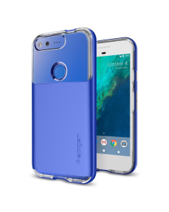 Прозрачный чехол Spigen для Google Pixel - Neo Hybrid Crystal - Синий - F14CS20894