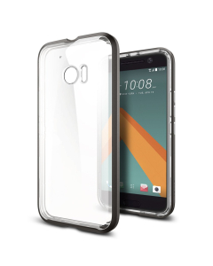 Прозрачный чехол Spigen для HTC 10 - Neo Hybrid Crystal - Темно-серый - H09CS20284