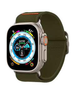 Ремешок Spigen для Apple Watch (49/45/44/42 mm) - Lite Fit Ultra - Зеленый - AMP05985