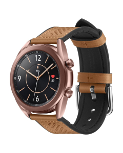 Ремешок Spigen для Galaxy Watch 3 (41mm) - Retro Fit (20mm) - Коричневый - AMP00695