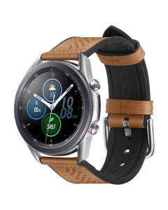 Ремешок Spigen для Galaxy Watch 3 (45mm) - Retro Fit (22mm) - Коричневый - 603MP26446