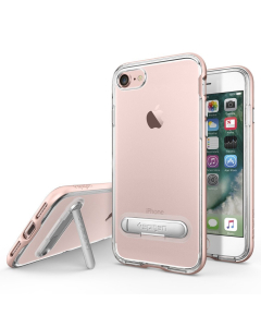 Чехол с подставкой Spigen для iPhone SE (2022/2020)/8/7 - Crystal Hybrid - Розовое Золото - 042CS20461