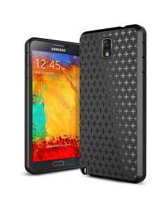 Силиконовый чехол Spigen для Galaxy Note 3 - Bounce - Черный - SGP10443