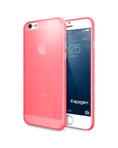 Оригинальный чехол Spigen для iPhone 6s / 6 - Air Skin - Светло-розовый - SGP11081