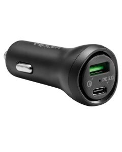Автомобильное зарядное устройство Spigen - F31QC USB-C PD 3.0 QC Total 48W - Черный - 000CP25597