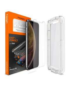 Защитное стекло Spigen для iPhone 11/XR - GLAS.tR EZ FIT - Прозрачный - 1 шт - 064GL24818