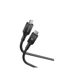 Кабель Spigen - Essential USB-C to USB-C (100W) - 1м - EB10010CC - Черный - ACA09459