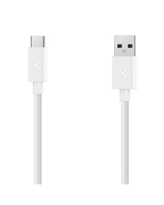 Кабель Spigen - Essential USB A to USB C 60W Fabric Cable (EB6015AC) - Белый - ACA10413