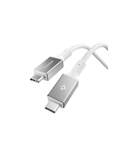 Кабель Spigen - Essential USB C to USB C 100W Fabric Cable (EB10015CC) - Белый - ACA10420