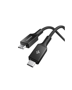 Кабель Spigen - Essential USB C to USB C 100W Fabric Cable (EB10015CC) - Черный - ACA10421