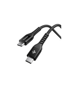 Кабель Spigen - Essential USB C to USB C 100W Fabric Cable (EB10010CCA) - Черный - ACA11103
