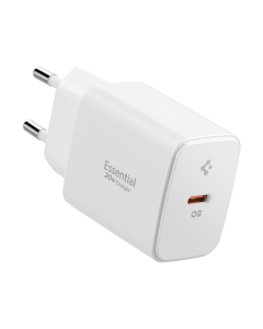 Сетевое зарядное устройство Spigen - Essential 20W Wall Charger EE201EU - Белый - ACH08701