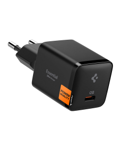 Сетевое зарядное устройство Spigen - Essential 30W Wall Charger EE301EU - Черный - ACH09493