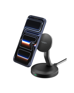 Беспроводное зарядное устройство Spigen - Essential (MagSafe) Wireless Charger 15W EF151MS - Черный - ACH10441
