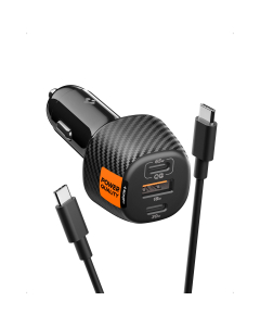 Автомобильное зарядное устройство Spigen - Essential (113W) Car Charger - EV1133 - Черный - ACP09543