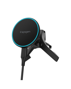 Автомобильное зарядное устройство Spigen - Essential (MagSafe) Wireless Car Charger (EV15MAQ) Air vent - Черный - ACP10513