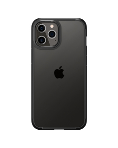 Чехол Spigen для iPhone 12 / iPhone 12 Pro - Crystal Hybrid - Черный - ACS01521