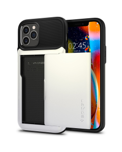 Чехол Spigen для iPhone 12 Pro / iPhone 12 - Slim Armor Wallet - Белый - ACS01530