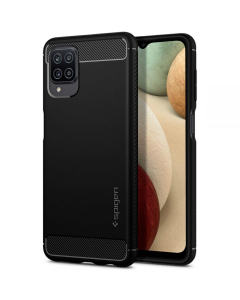Чехол Spigen для Galaxy A12 (2021/2020) - Rugged Armor - Черный - ACS02786