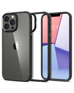 Чехол Spigen для iPhone 13 Pro - Crystal Hybrid - Черный - ACS03300