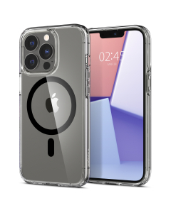 Чехол Spigen для iPhone 13 Pro - Crystal Hybrid (MagFit) - Черный - ACS03301