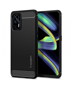 Чехол Spigen для Realme GT 5G - Rugged Armor - Черный - ACS03662