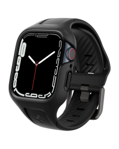 Чехол с ремешком Spigen для Apple Watch (45/44 mm) - Liquid Air Pro - Черный - ACS04182