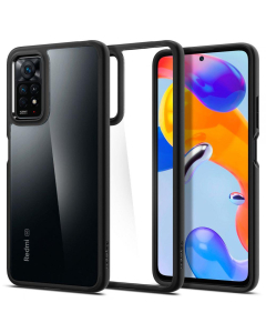 Чехол Spigen для Redmi Note 11 Pro - Ultra Hybrid - Черный - ACS04415