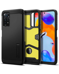 Чехол Spigen для Redmi Note 11 Pro - Tough Armor - Черный - ACS04416
