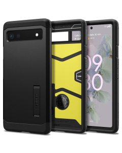 Чехол Spigen для Pixel 6a - Tough Armor - Черный - ACS04479