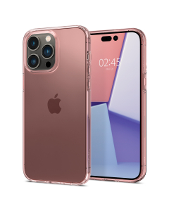 Чехол Spigen для iPhone 14 Pro Max - Crystal Flex - Прозрачный/Розовый - ACS04638