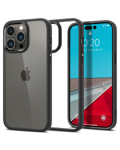 Чехол Spigen для iPhone 14 Pro Max - Crystal Hybrid - Черный - ACS04642